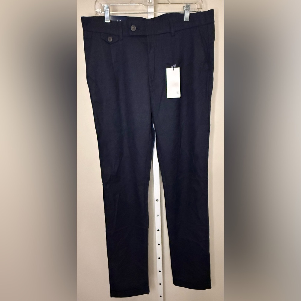 NWT Piombo Navy Wool Blend Dress Pants EU 50 Men’s Trousers